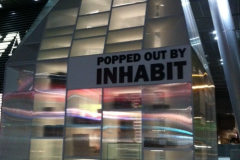 Inhabit pop out